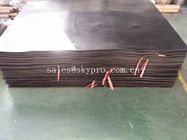 Schwarze selbstklebende Handelsgummistärke der matten-1mm-50mm, 1m-2m Breite