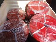 Rote Haltbarkeits-natürliche industrielle umsäumende Gummiförderer-Polyurethan-Fussleiste