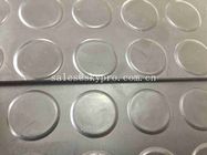 Münzen-Muster-runder Knopf-verzierte Gummimatten-Rundschreiben 2mm - 8mm Stärke