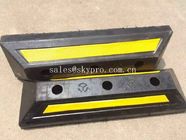 Gelbe und schwarze geformte Gummiprodukte, LKW-Bremsschuhe für Fahrzeug-Parken