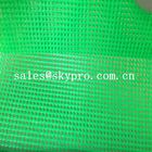 Riss-beständige Kunststoffplatte-Gewebe Öse gesponnenes grünes überzogenes Gewebe-Plastikmaschen-Gewebe PVCs