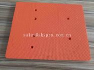 Ein orange EVA-Seitenblatt für Schuh, bequemes einziges Gummiblatt EVA für Haus