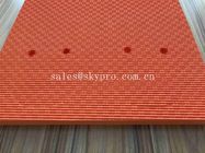 Ein orange EVA-Seitenblatt für Schuh, bequemes einziges Gummiblatt EVA für Haus