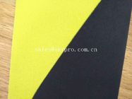 Gelbe hitzebeständige Gummiblätter des Neopren-Gewebe-Rollen1mm SBR beschichtet
