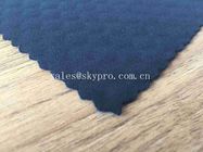 Hitzebeständiger blauer Handelsneopren-Polyester-Jersey der neopren-Gewebe-des Rollen3mm Stabilitäts-SBR