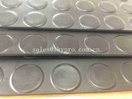 3mm Stärke-Gummipunkt-kundenspezifische Boden-Matten mit schwarzer runder Bolzen-Gummimünzen-Muster