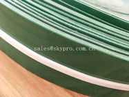 Öl- Beweis-Grün PVC-Gummiförderband mit Bügel-Flansch-Rock-Seitenwand