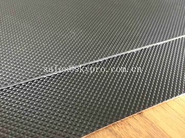 1.6mm schwarzer Diamant-strukturierte Mantelleitungs-Förderer-Riemenleder-starke Tragfähigkeit