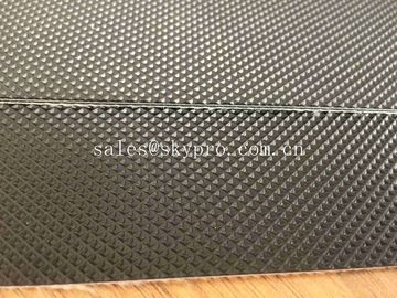 1.6mm schwarzer Diamant-strukturierte Mantelleitungs-Förderer-Riemenleder-starke Tragfähigkeit