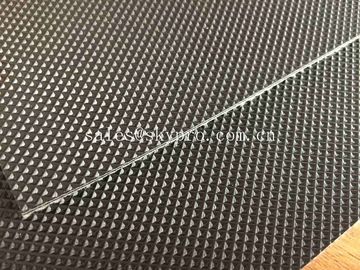 1.6mm schwarzer Diamant-strukturierte Mantelleitungs-Förderer-Riemenleder-starke Tragfähigkeit