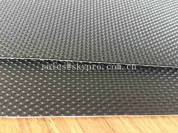 1.6mm schwarzer Diamant-strukturierte Mantelleitungs-Förderer-Riemenleder-starke Tragfähigkeit