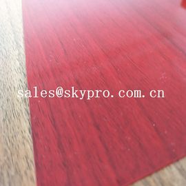 Superdünn 0.3mm rote Farbdoppelt-Film-und doppeltes Licht-transparentes Hart-PVC-Bedecken