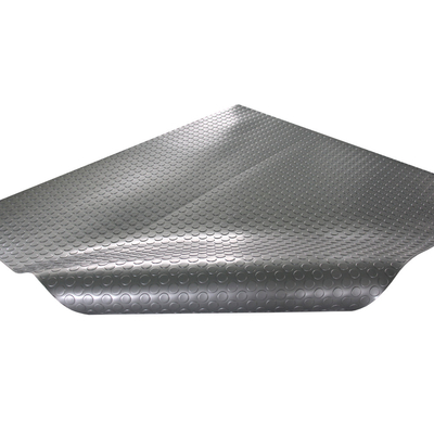 Schwarz Tragbare Münzgriff Anti-Rutsch PVC-Bodenmatte Garage Bodenmatte Für Lagerhaus