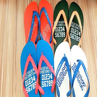 Eco-Friendly EVA Flip Flops with Anti-Skidding 15mm Sole Thickness and Customizable Sizes