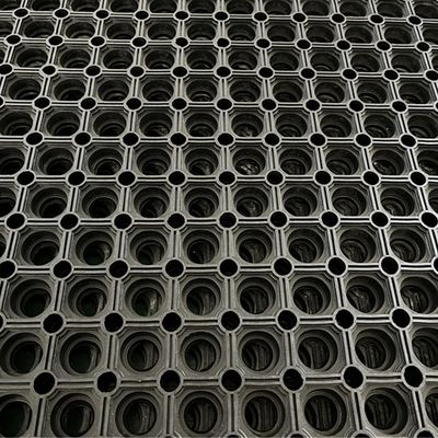 Black Color Heavy Duty Rubber Safety Floor Mat with 1-50mm Thickness 90*150cm Size and 8mm Thickness