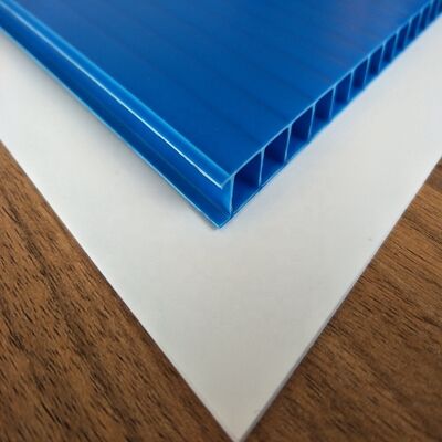 UV-stabilisierte, feuerretardierende, antistatische Hohlplatte aus Kunststoff und PP-gewölbte, doppelte Platte aus Kunststoff