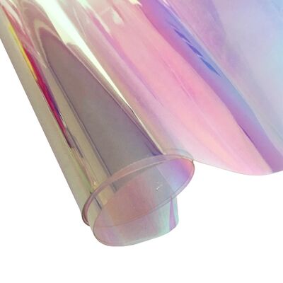Transparente Regenbogen-dichroische, irisante PVC-Film-Plastikfolie für Regenmantel und Dekoration