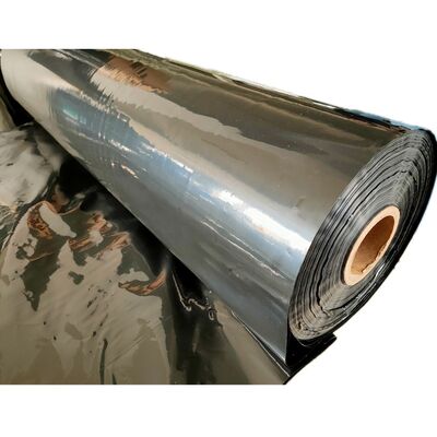 6 Mil Rollen schwarze Niedrigdichte-Polyethylen-Kunststoff-Baufolie schwarzes Blatt