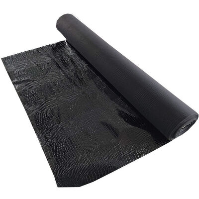 Großhandel 1,35 mm dicke schwarze Echtkrokodil-Prägelederhaut für Schuhe, Handtasche, Gürtel, Tasche, Geldbörse
